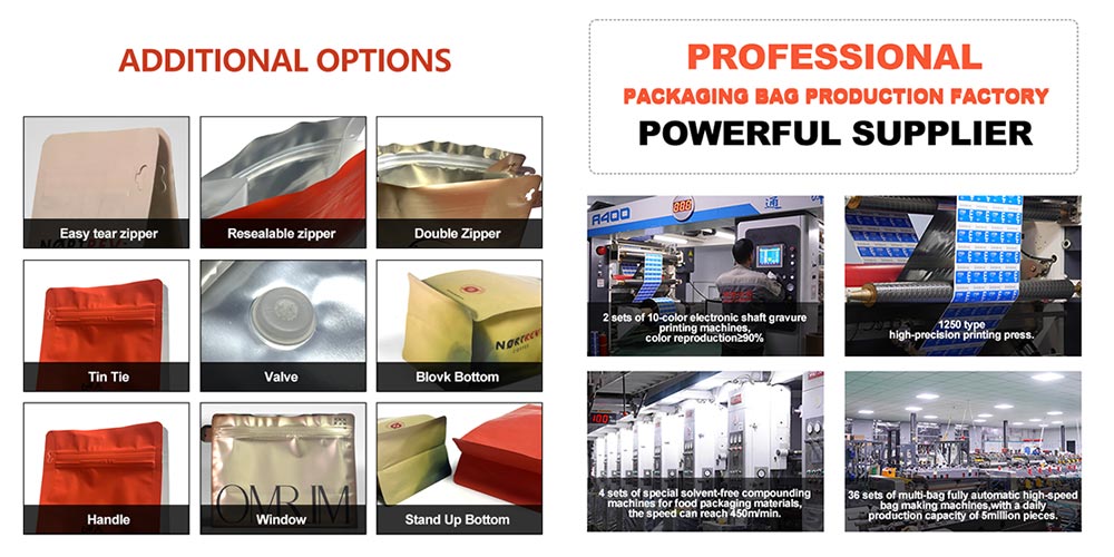 Biodegradable coffee packaging bags